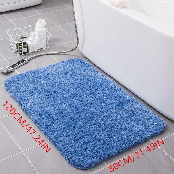 Tappetini da bagno 800 mmx1200 mm di velluto addensato moquette porta porta cucina assorbente non slittamento per bagno