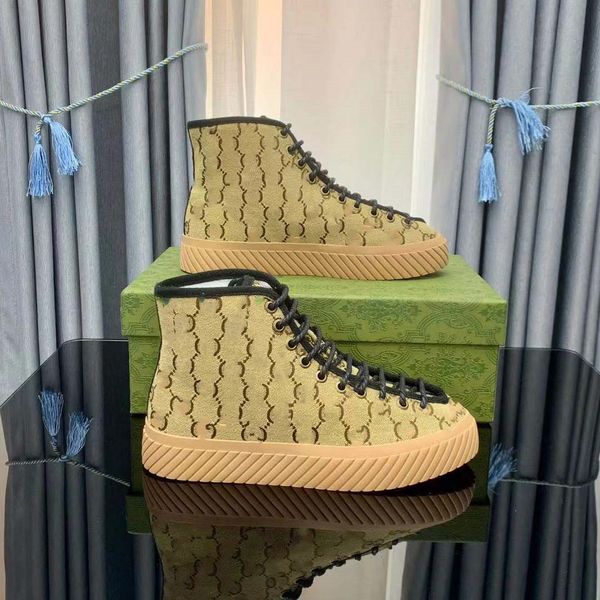 Scarpe designer di lusso 1977 Sneaker Canvas Classic Camel and Ebony Platform Fashion Men Runner Sneaker Sneaker Tennis Lavato Jacquard Denim Women Shoes Ace 06