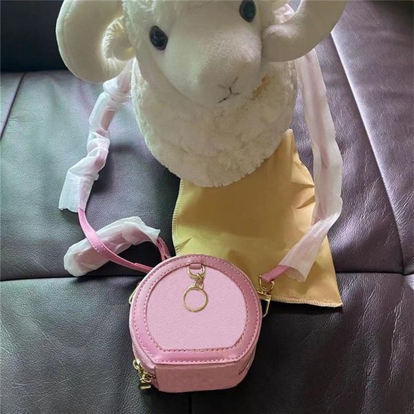 Crianças Bolsas Deaigner Pesses Moda Meni Mini Princess Bags Holdeiras de Bolo Redonda de Impressão Classic de alta qualidade