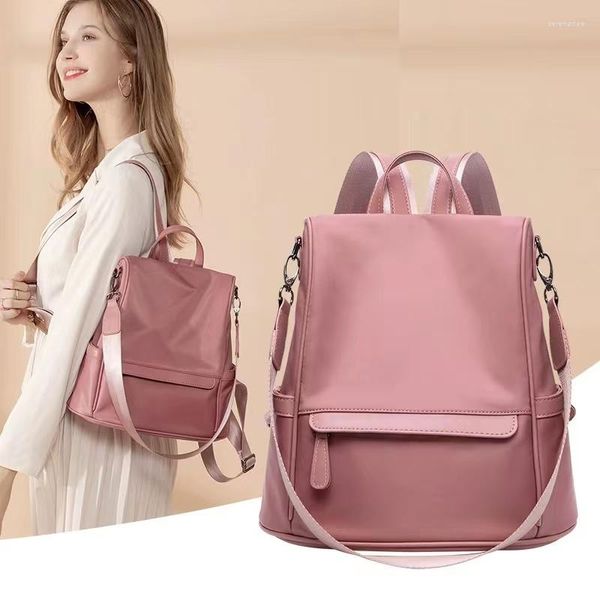 Borse da scuola Donne Backpack Fashion Oxford Bag Girls Girls Anti-Theft Travel Ruckestack Casual