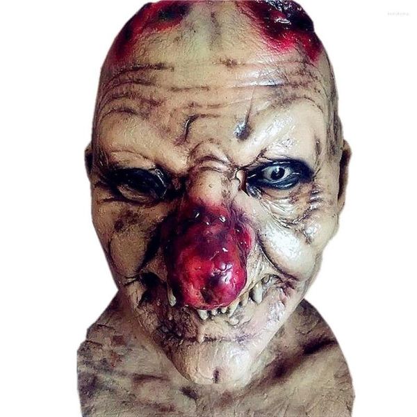 FORNITÀ DI PARTY GOBLINS BIG NOSE HORROr Horror Mask in lattice Costume Creepy Cosplay Props Clown Scary per Halloween