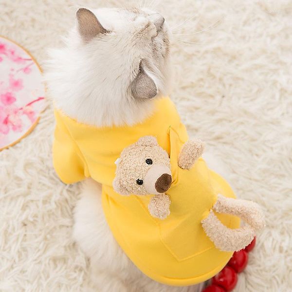 Vestuário para cães roupas de estimação de animais de estimação de outono gatinho de filhote de cachorro