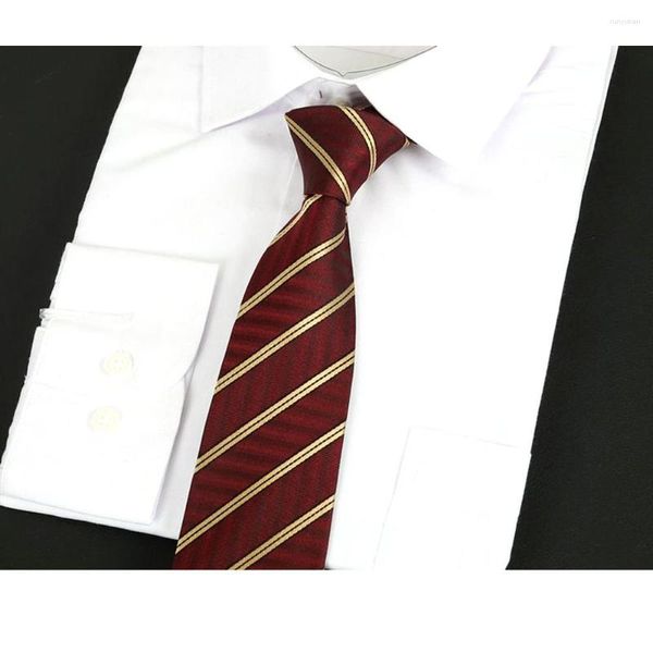 Bow Ties Erkekler 100 İpek Tie Jacquard Mavi Cravat Neckerchief Striped Kırmızı Kravat Bride Damat İş Ofisi Yüksek Yoğunluklu Su Geçirmez