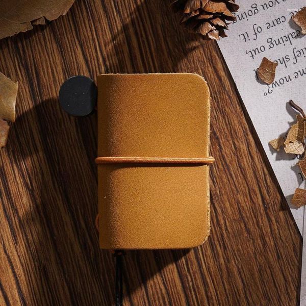 Mini Notebook Vintage Pu Кожаная нота -книга Дневниковая книга.