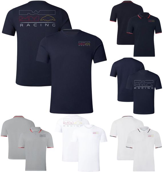 2023 F1 Racing Camiseta Fórmula 1 Driver Fãs Camisas Polo Camisetas Verão Esportes Radicais Casual Camiseta Masculina Mulheres Jersey Tops