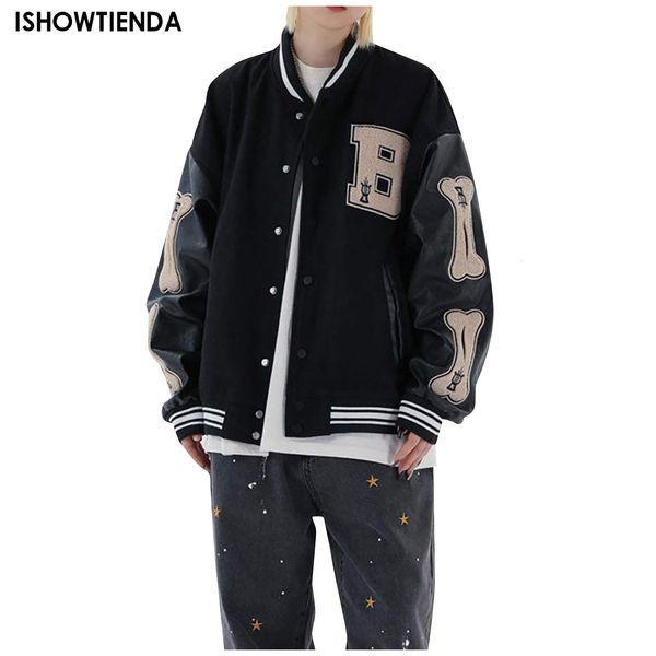 Jackets masculinos Spring e Autumn Casat Jacket Masculino Trendência de beisebol Trendência Bonita Primeiro casaco da escola secundária Plus Tamanho Baseball Sports Sports 230818