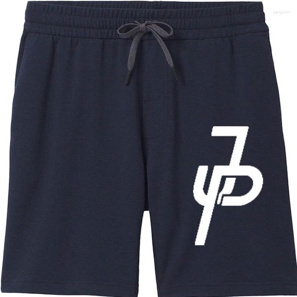 Título dos shorts masculinos: Jake JP Logo Men Black Tees Roupas