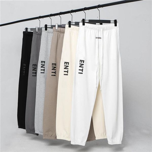 Designer Pant Mody Herrenhosen High-End-Luxus lässige lässige Jogginghose Casual Matcha Grüne Kaffee Braun losen Schnüre-up Jogging Su338f