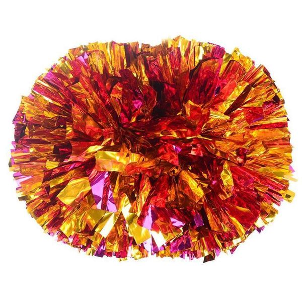 Cheerleading 34cm Handle Poming Pomering Hand Flowers Ball Pompom Weihnachtshochzeitsfeier Festival Tanzprops