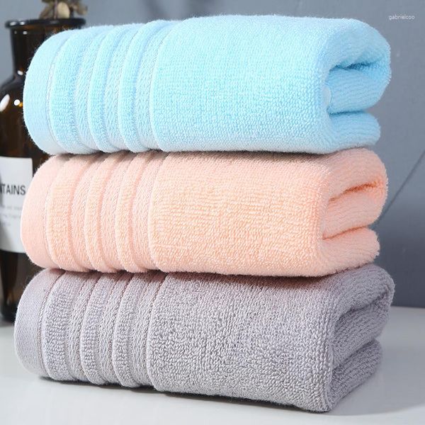 Handtuch 34x74cm Baumwolle absorbierende Farbe weiche bequeme männliche Männer Frauen Familien Badezimmer Hand Hand