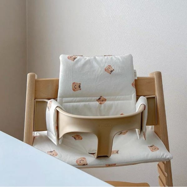 Esszimmerstühle Sitzplätze Cartoon Baby Essstuhl Sitzkissen waschbarer Kleinkind Druck Hochstuhlkissen Unterstützung Kinder Kind Fütterungszubehör 230821