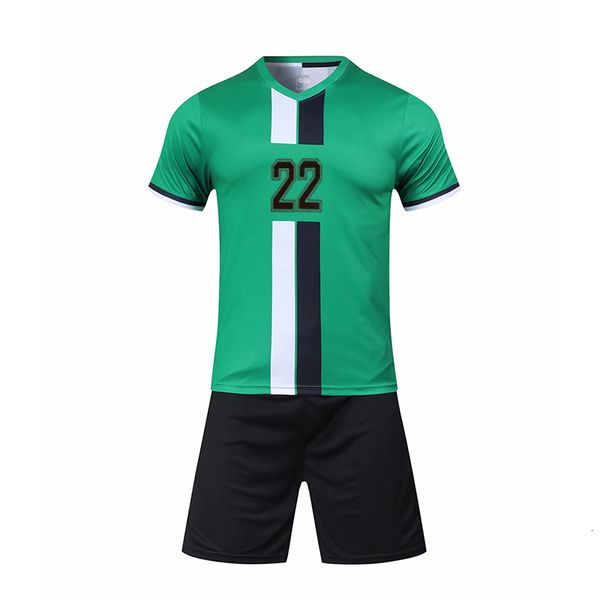 Outdoor-T-Shirts, personalisierte bedruckte Namen, Fußballtrikots, Kindermannschaftsuniformen, Männer, Sport, Laufen, Radfahren, grüne Kits 230821