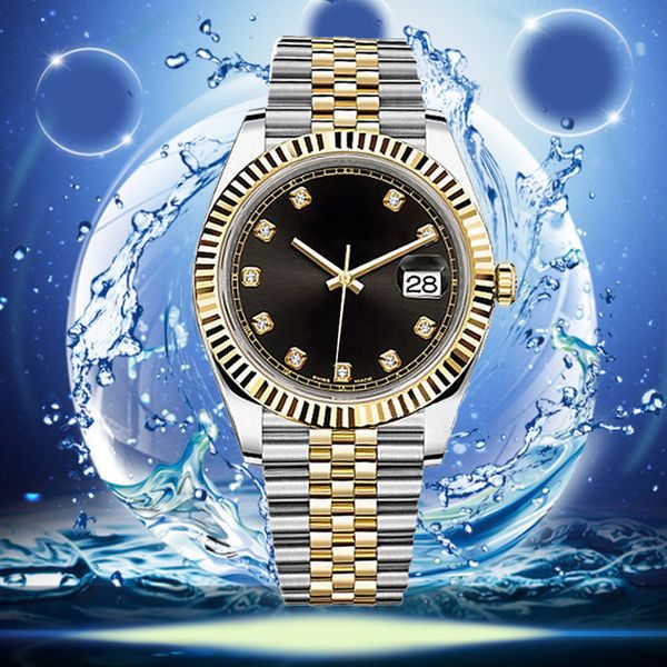 orologio di lusso Orologi di design per uomo orologio di fascia alta Orologio con movimento automatico perpetuo 904l Datejust 41mm Resistente all'acqua Orologio da polso di lusso di alta qualità