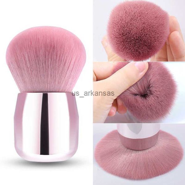 Ben spazzole per trucco 1pc Testa di funghi rosa singolo Briciolo a polvere sciolta Testa inclinata rotonda Piccola spazzola per pennello per il trucco di bellezza portatile HKD230821