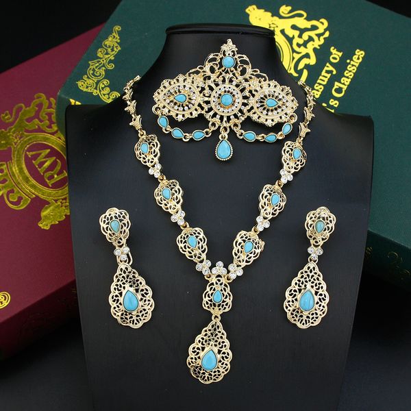 Orecchini collana Sunpicems ELEGENT MAROCCO BRIDE SET BEGNI DONNA DROPINA ORECCHINO CAFTAN PINGI SPICINA SET CATTURA SET BIJOUX BIJOUX ARABICO 230820