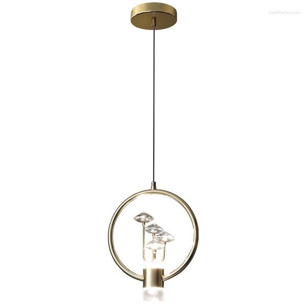 Lampade a sospensione Camera da letto Capellone lampadario Light Luxury Personality Personality Art Long linea Sfondo decorativo