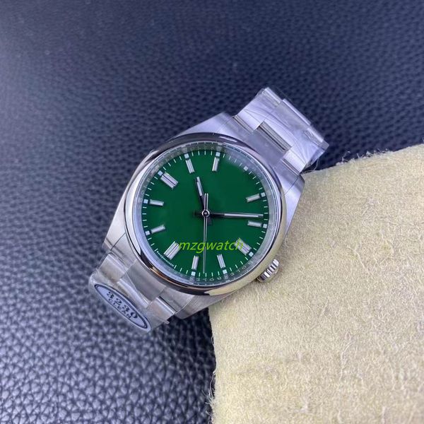 Cfr maschile orologio meccanico cal.3230 movimento 36 mm quadrante verde stoccaggio di energia cinetica di 72 ore 904 litri in acciaio a zaffiro in cristallo vetro svizzero blu ghiaccio luminoso impermeabile