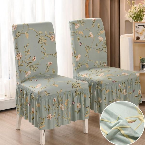 Stuhlabdeckung Rockstil Cover für Wohnzimmer Housse de Chaise Floral All-Inclusive-Sitz Antidry Protector