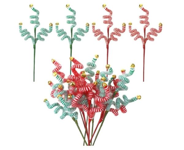 UPS New Christmas Tree Decorations Sells de lã Bols Curly Tree Sticks para decoração de festa de escritório em casa 8.21