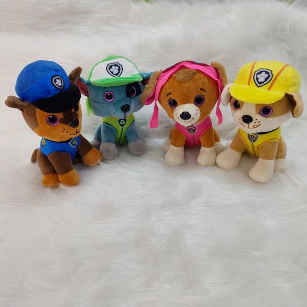 Hundepatrouille Team Plüsch Spielzeugpuppe Kinder niedliche Hund Puppenpuppe Kindertag Geschenkpuppe