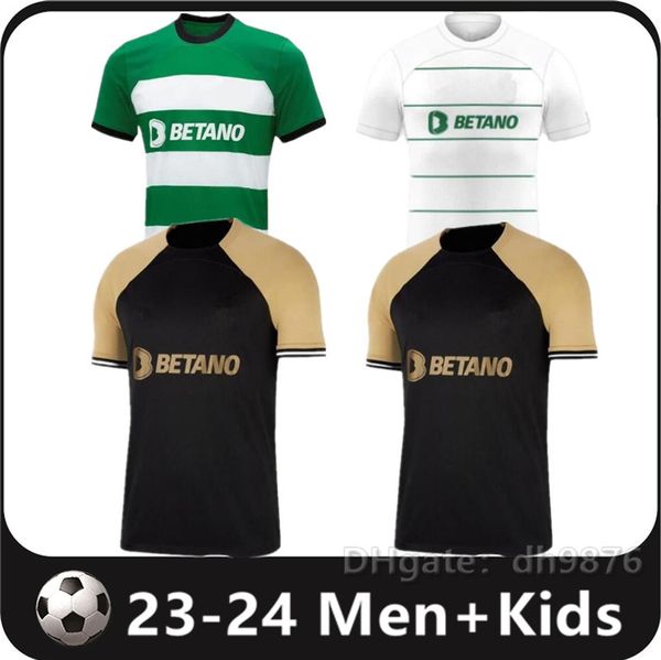 Sporting CP 23 24 Lisboa Ronaldo Maglie da calcio Lisbon Coates Mathieu Jovane Sarabia Vietto 2023 2024 Sporting DE COLLET DE FOOTT