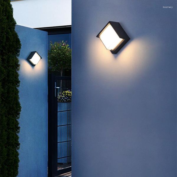 Lampada a parete moderna illuminazione interno esterno villa villa el camera da letto sfondo soggiorno corridoio porta impermeabile