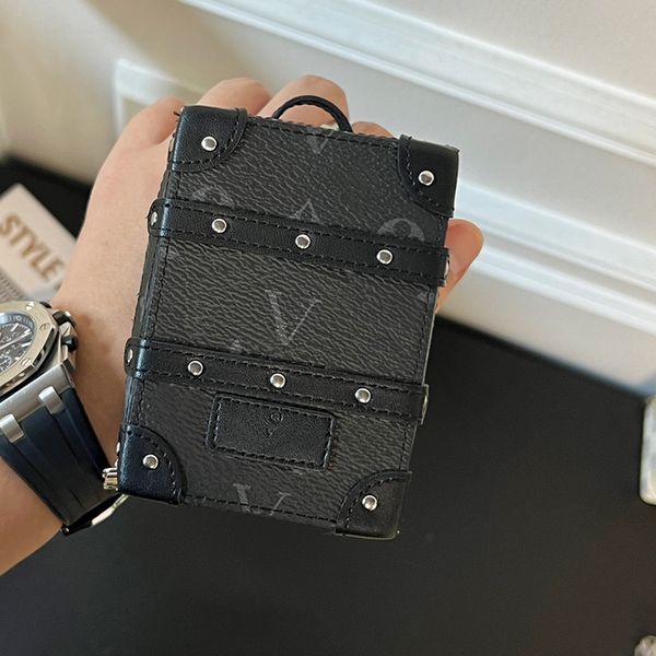 Дизайнерские ключицы карманные мини -коробки для плеч сумки для подвесной клавиши орнамент мода