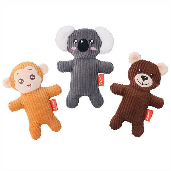 Peluche peluche di peluche koala orso giocattoli da pet squeaker con giocattoli per cani da pentola