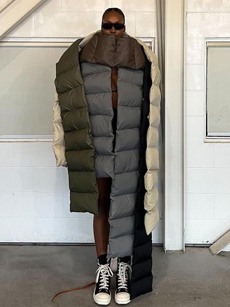 Trench da donna Season Street Street Street Hipsters Gacche da puffer per donne Abiti invernali 2023 Calda Scarpa a bolle extra lunghe all'ingrosso