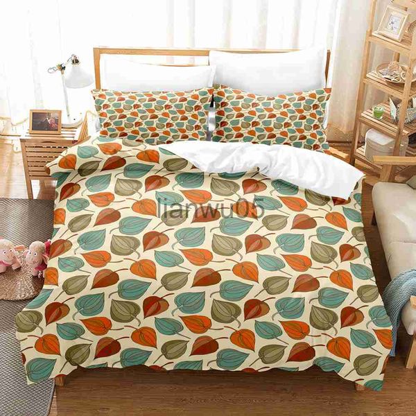 Bettwäschessätze Streifen Quilt Cover moderne geometrische Muster Bettwäsche Set Kingsize Home Home Soft Queen Duvet Cover Set Full Twin Bett Quilt Cover x0822