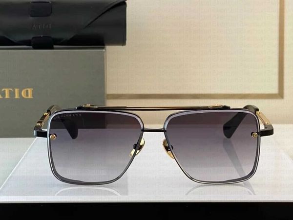 Dita Mach Six Johnson высококачественные дизайнерские солнцезащитные очки модные очки ретро -бокалы модный дизайн металлическая лента Пилот Спортивный поставщик фитнеса цена 2VBO