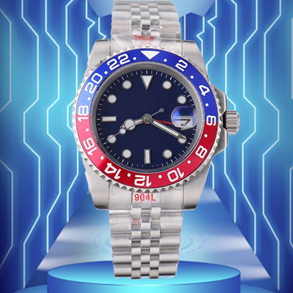 relógio de diamante Montre clássico relógio de 40 mm Município de cerâmica mecânica 904l Strap Ajuste Ajusta Ajuste Luminous Watches Watches Montre de Luxe Dhgate Watch