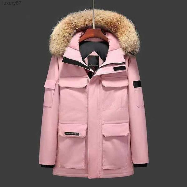 Jaquetas de jackets de inverno do Canadá, casacos de puffer de mulher grossa de grossa, clássica ao ar livre, clássica à prova d'água à prova d'água parka Gray Goodq1oh