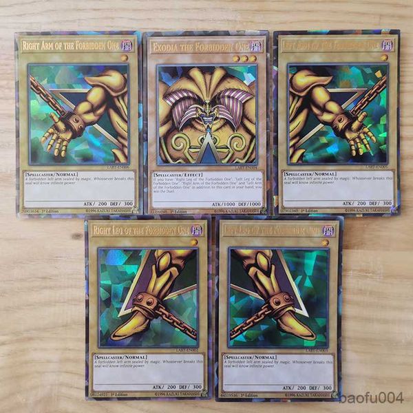 Kartenspiele 72pcs yu gi oh Anime verschiedene englische Kartenflügel Dragon Giant Soldat Sky Dragon Flash Card Kinder Spielzeuggeschenk R230821