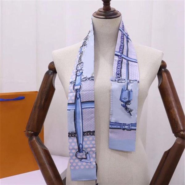 Brand Fashion Style Small Scarf Ladies Scarus Fashion Multipurpose Hair Band BandBag Decoration Ribbon Bandanas242S