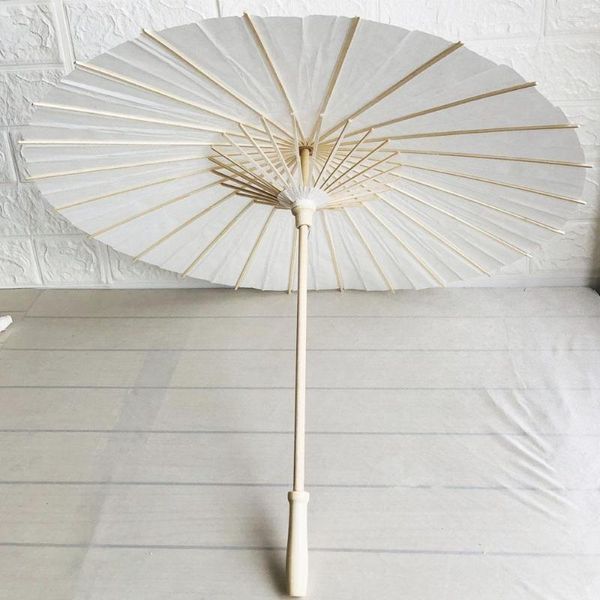 Decoração de festa 10 peças 24 polegadas Parasóis Diâmetro 60 cm guarda -chuva de papel para pintura diy de casamento