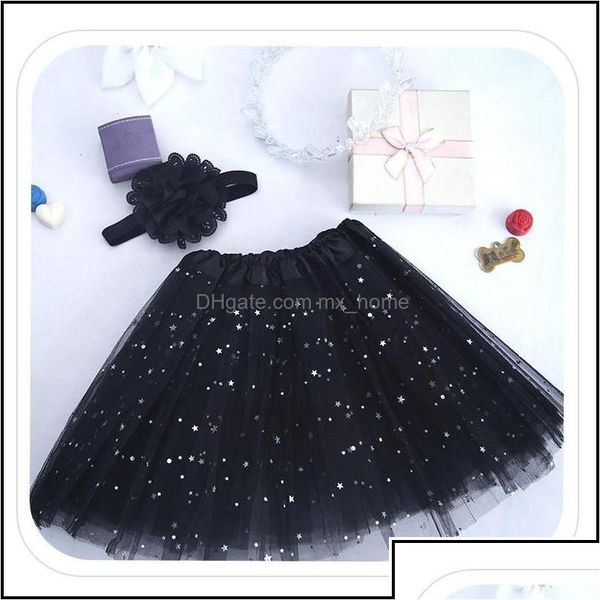 Saias nascidas infantis Tutu Fashion Yarn Stars Stars Baby Girls Princess Skirt Halloween traje 11 cores Crianças Lace mxhome dhfqj d dhkbo