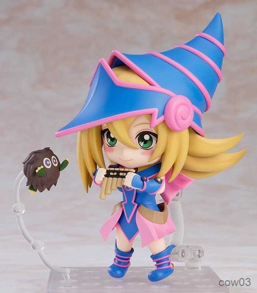 Actionspielzeug Abbildungen 10 cm Schwarzes Magier Mädchen Dunkel Duell Yu Gi Oh Anime Actionfigur Spielzeugkollektion Weihnachtsgeschenk R230821