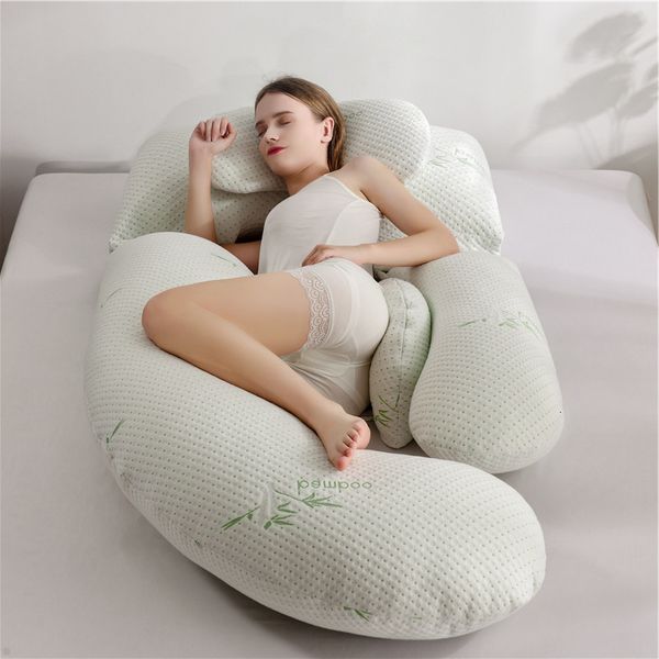 Cuscini di maternità in gravidanza cuscino morbido e traspirante per donne in gravidanza che dorme di maternità cuscini per il corpo pieno sostenere la pancia della pancia gamba 230821