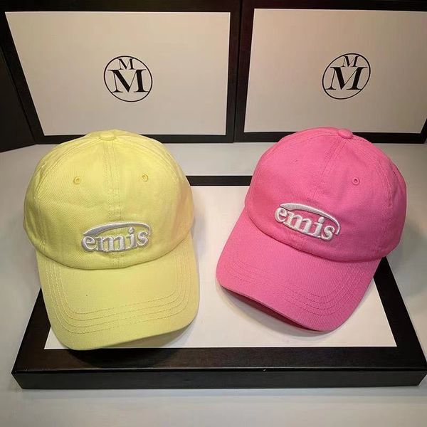 Ball Caps E Letter Baseball Cap Spring e Summer Women Fashion Joker Korea Insew Celebrity é impedido