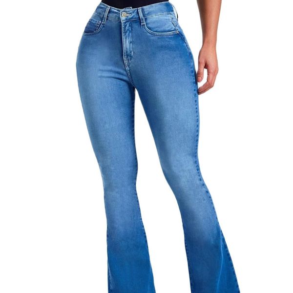 Jeans femininos Highwaisted Slim Strech