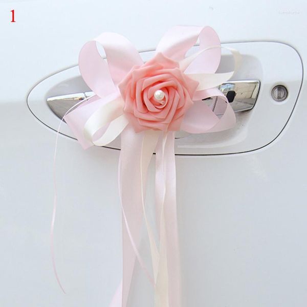 Flores decorativas 1pc Carro de casamento artificial de flores Halloween Portas de Halloween Decoração do festival de arco