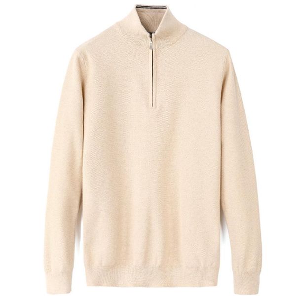 designer maschile maglione inverno a maglia per maglieria con cerniera con cerniera casual maglione zip pullover lunghi marchi famosi giovani autunno cotton279s