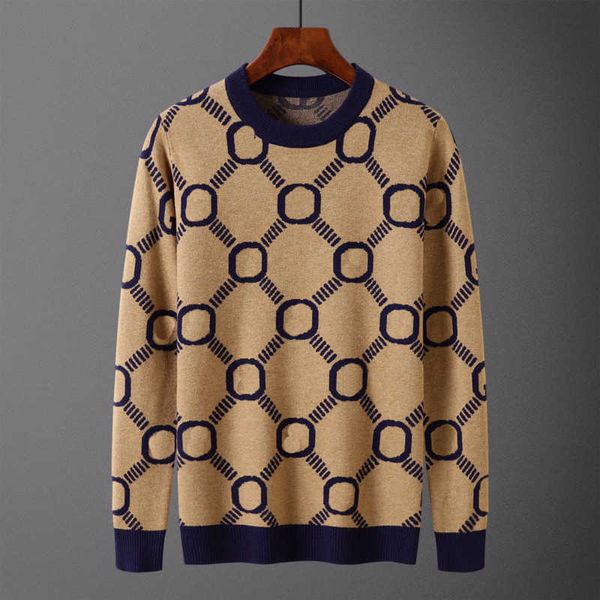 Maglione da uomo Taglie forti Pullover Jacquard Girocollo Felpa con cappuccio Felpa ampia Designer Maglione di lana a maniche lunghe Maglioni caldi di lana lavorati a maglia Uomo Donna Pullover