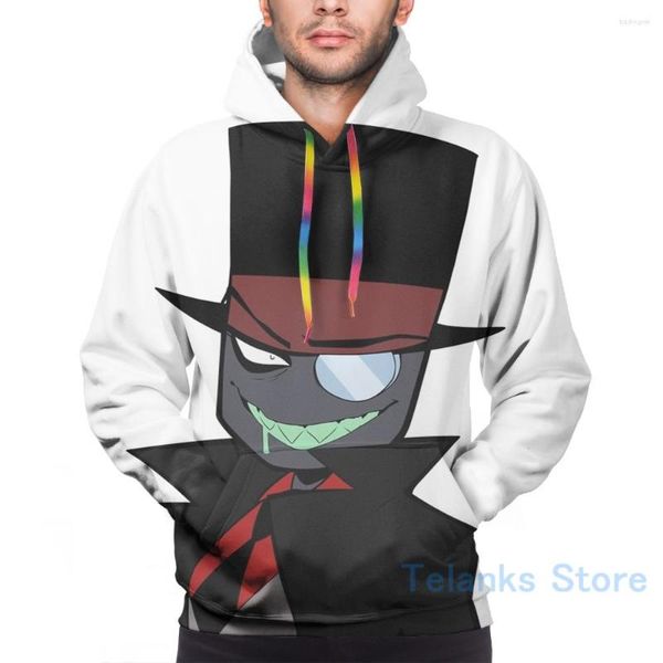 Erkek Hoodies Erkek Sweatshirt Kadınlar İçin Komik Kötü Villanos Siyah Şapka Tee Baskı Gündelik Hoodie Streatwear