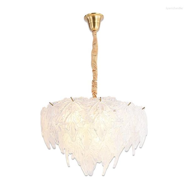 Lampade a sospensione moderna Creative Decoration Creation Light Crystal LAD a LED singola