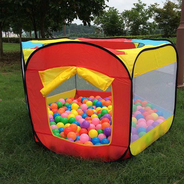 Tende giocattolo Gioco portatile Tenda per bambini Bambini Indoor Outdoor Ocean Ball Pieghevole Cubby Toys Castle Room House Regalo per bambini R230830