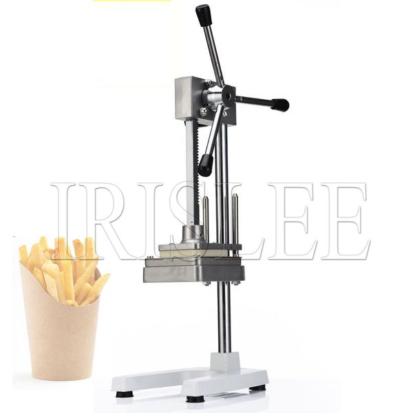 Footing Potato Chip Cutter Machine French Fries Hersteller Aluminiumlegierung mit 3 Klingen Karottengurke Gemüse Slicer Küchenwerkzeug