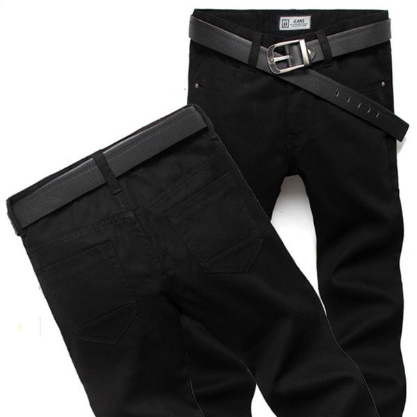 Jeans de folga Homens da marca Desfer moda moda de jeans masculino de moda longa de jeans preto jeans jean masculino Jogger TRUSH272R