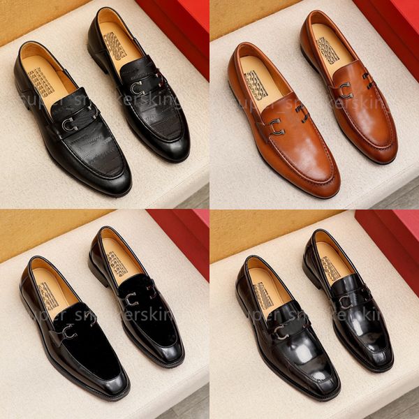 En iyi erkek elbise ayakkabı tasarımcıları moda somunlar klasik orijinal deri erkek iş ofis iş resmi ayakkabı marka tasarımcısı parti düğün düz ayakkabı 38-46